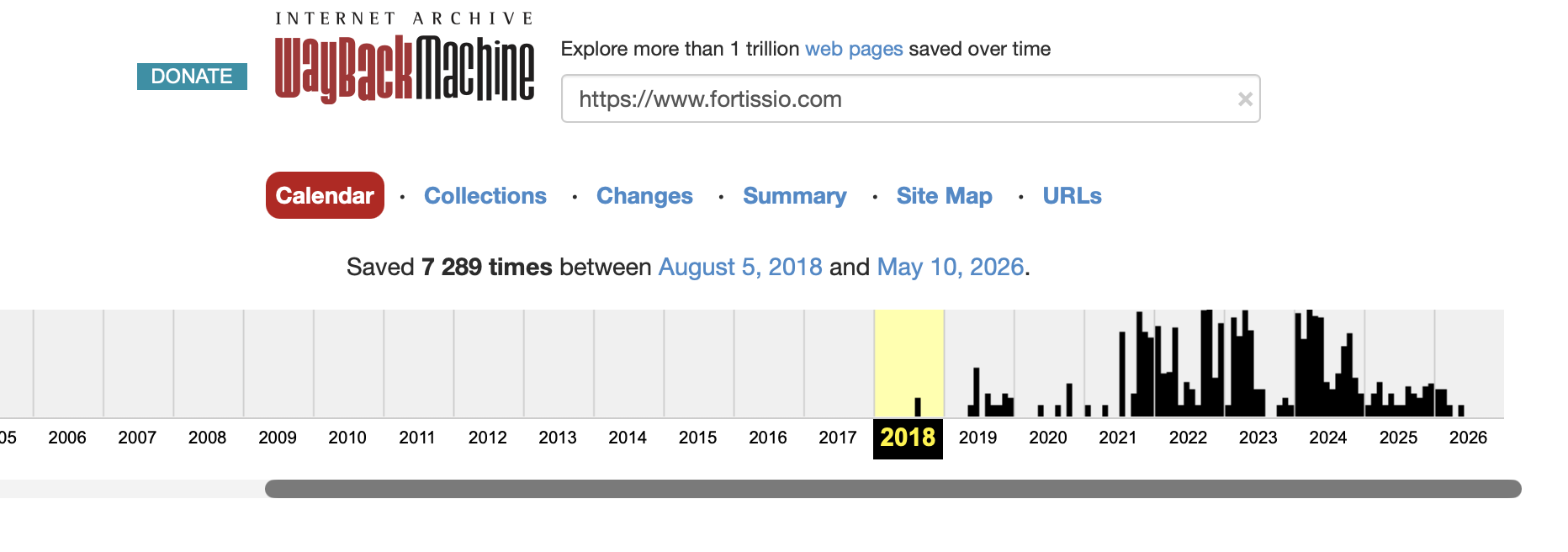 WebArchive records confirm the platform's original launch date.