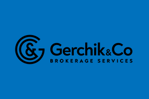 Broker brand icon with fake awards