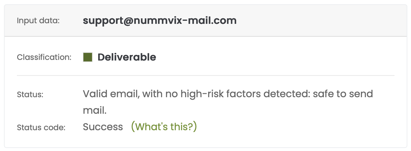 Nummvix's email address is verified as authentic.